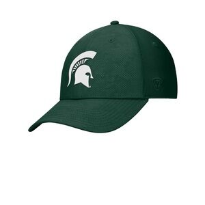Like New Michigan State Spartans Green White Logo Embroidered Velcro